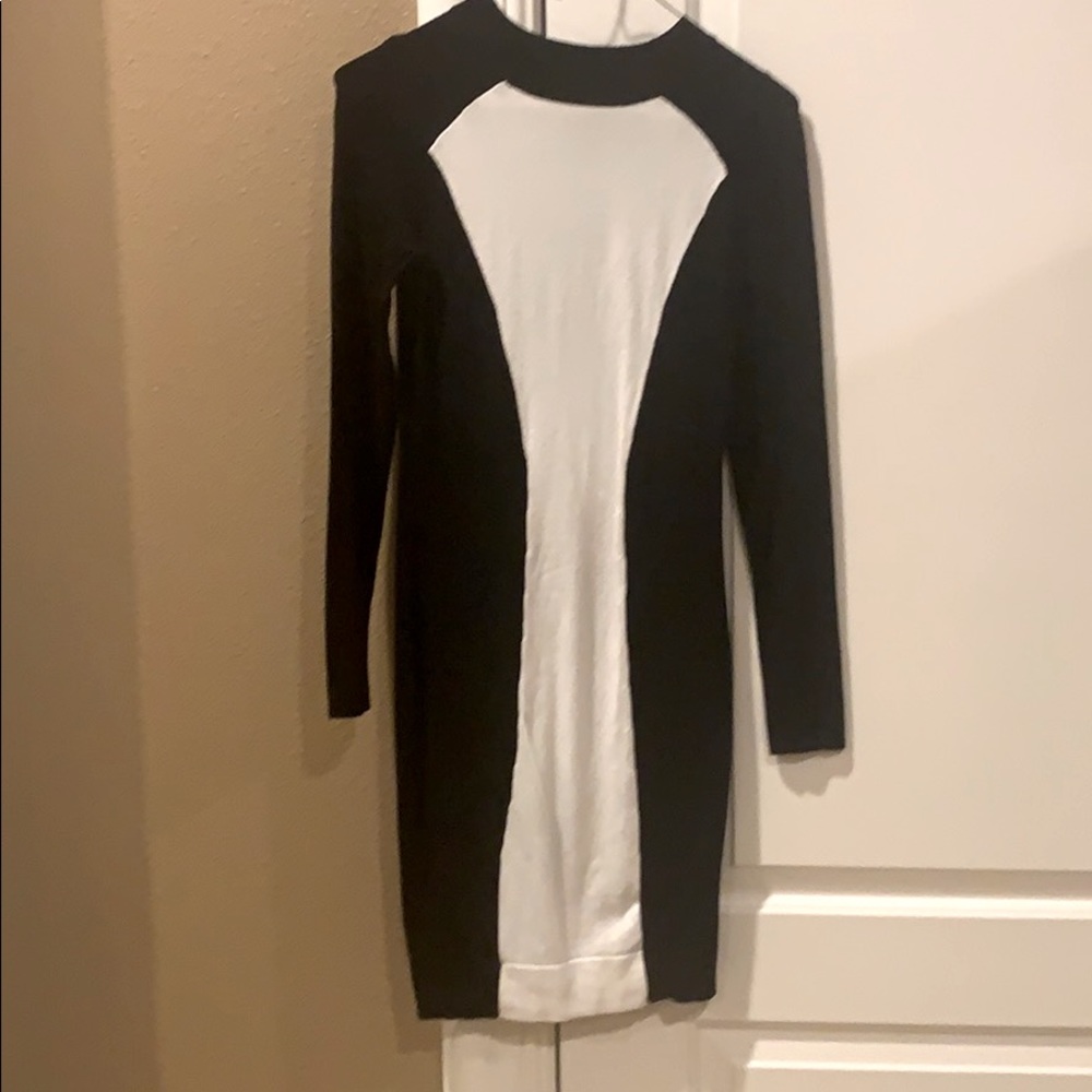 Black and white dress